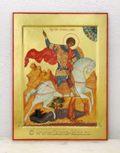 Икона «Георгий Победоносец (чудо о змие)» Волжск